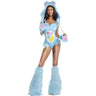 Dreamgirl - Womens Blue Care Creature Costume