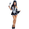Dreamgirl - Womens Lace Up Maid Costume