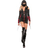 Dreamgirl - Womens Strapped Up Ninja Costume