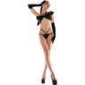 Dreamgirl - Womens Faux Leather Bra With Strappy Thong Bedroom Costume