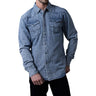 Kimes Ranch - Mens Durango Denim Dress Shirt