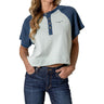 Kimes Ranch - Womens Hellena Cropped Henley