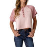 Kimes Ranch - Womens Hellena Cropped Henley