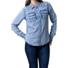 Kimes Ranch - Womens KC Tencel Stripe Shirt
