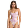 Rvca - Womens In The Groove Rev Sq Neck One Piece
