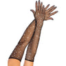 Leg Avenue - Womens Rhinestone Fishnet Opera Length Gloves