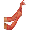 Leg Avenue - Womens Rhinestone Fishnet Opera Length Gloves