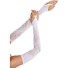 Leg Avenue - Womens Floral Net Extra Long Gauntlet Arm Warmers