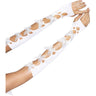 Leg Avenue - Womens Opaque Net Cut-Out Butterfly Applique Arm Warmers