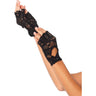 Leg Avenue - Womens Lace Keyhole Fingerless Gloves