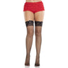 Leg Avenue - Womens Micromesh Lace Ruffle Tanga Short