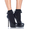 Leg Avenue - Womens Lace Ruffle Nylon Anklets