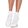 Leg Avenue - Womens Lace Ruffle Nylon Anklets