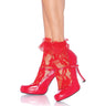 Leg Avenue - Womens Lace Anklets with Ruffle Cuff