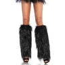 Leg Avenue - Womens Furry Metallic Shimmer Leg Warmers