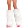 Leg Avenue - Womens Furry Metallic Shimmer Leg Warmers