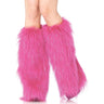 Leg Avenue - Womens Furry Metallic Shimmer Leg Warmers