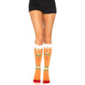 Leg Avenue - Womens Gingerbread Man Knee High Socks