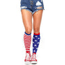 Leg Avenue - Womens Stars and Stripes Knee Highs