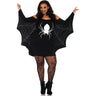 Leg Avenue - Womens Plus Size Jersey Spiderweb Dress