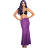 Leg Avenue - Womens Plus Size Shimmer Spandex Mermaid Skirt