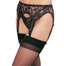 Leg Avenue - Womens 2 Piece Lace Garter Belt and Thong Panties