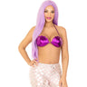 Leg Avenue - Womens Mermaid Shell Bra Top