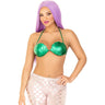 Leg Avenue - Womens Mermaid Shell Bra Top