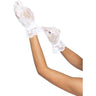 Leg Avenue - Womens Stretch Lace Wrist Length Gloves