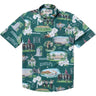 Reyn Spooner - Mens U Of Hawaii Scenic Performance Button Front Shirt