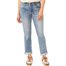 Democracy - Womens Absolution Petite Blue Denim Girlfriend Jeans