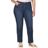 Democracy - Womens Absolution High Rise Straight Leg Plus Size Indigo Jeans