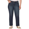 Democracy - Womens Stretch Denim Absolution Straight Leg Plus Indigo Jeans