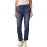 Democracy - Womens Absolution High Rise Cascading Fray Hem Slim Straight Petite Jeans