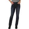 Democracy - Womens Absolution Dark Indigo Petite Straight Leg Jeans