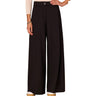 Democracy - Womens Absolution Skyrise Pleated Plus Size Wide Leg Knit Trousers