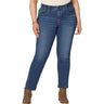 Democracy - Womens Absolution Mid-Rise Plus Size Straight Leg Jeans