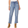 Democracy - Womens Absolution High Rise Ankle Length Straight Leg Jeans