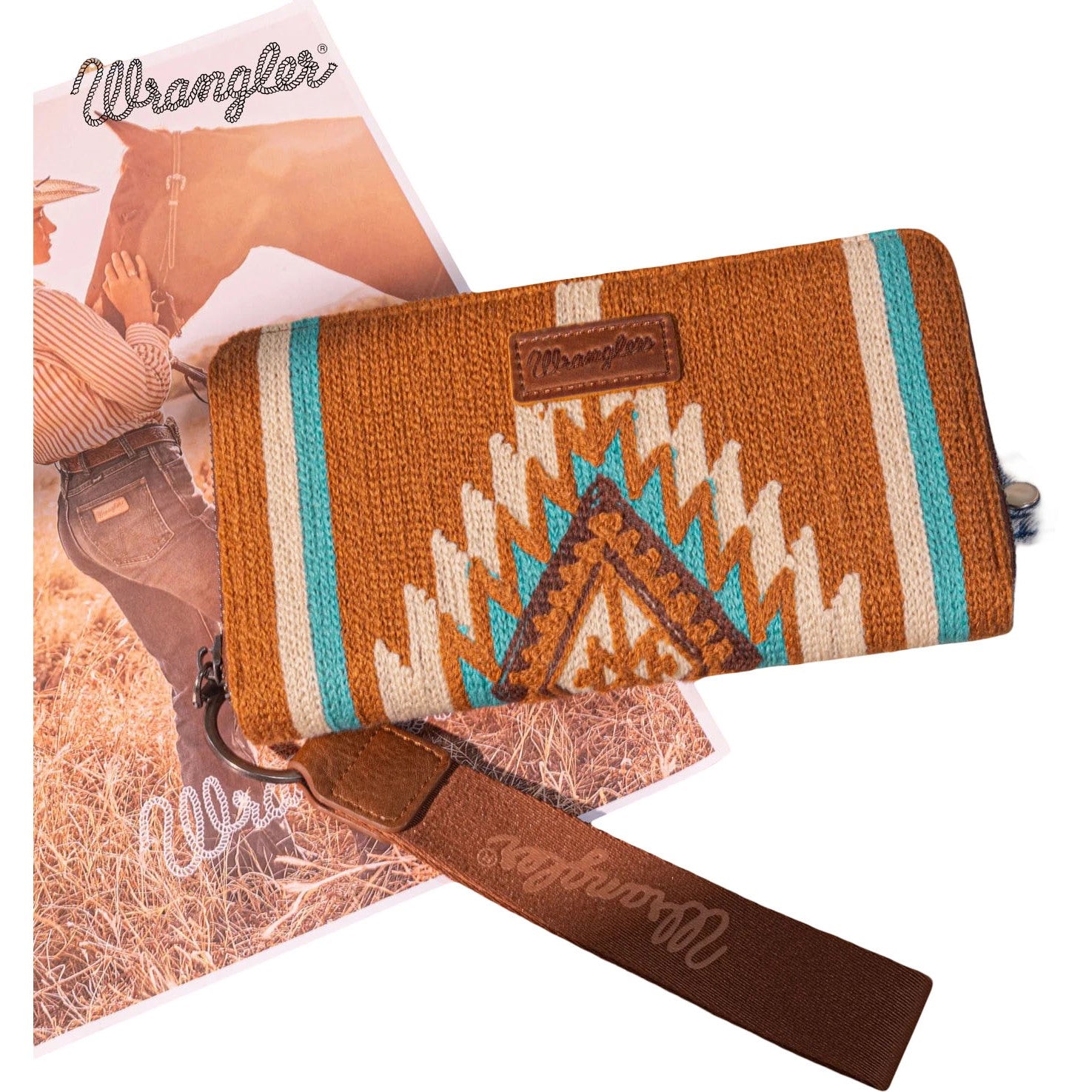 Wrangler - Womens Southwestern Knitted Wallet/Wristlet – Dress Code