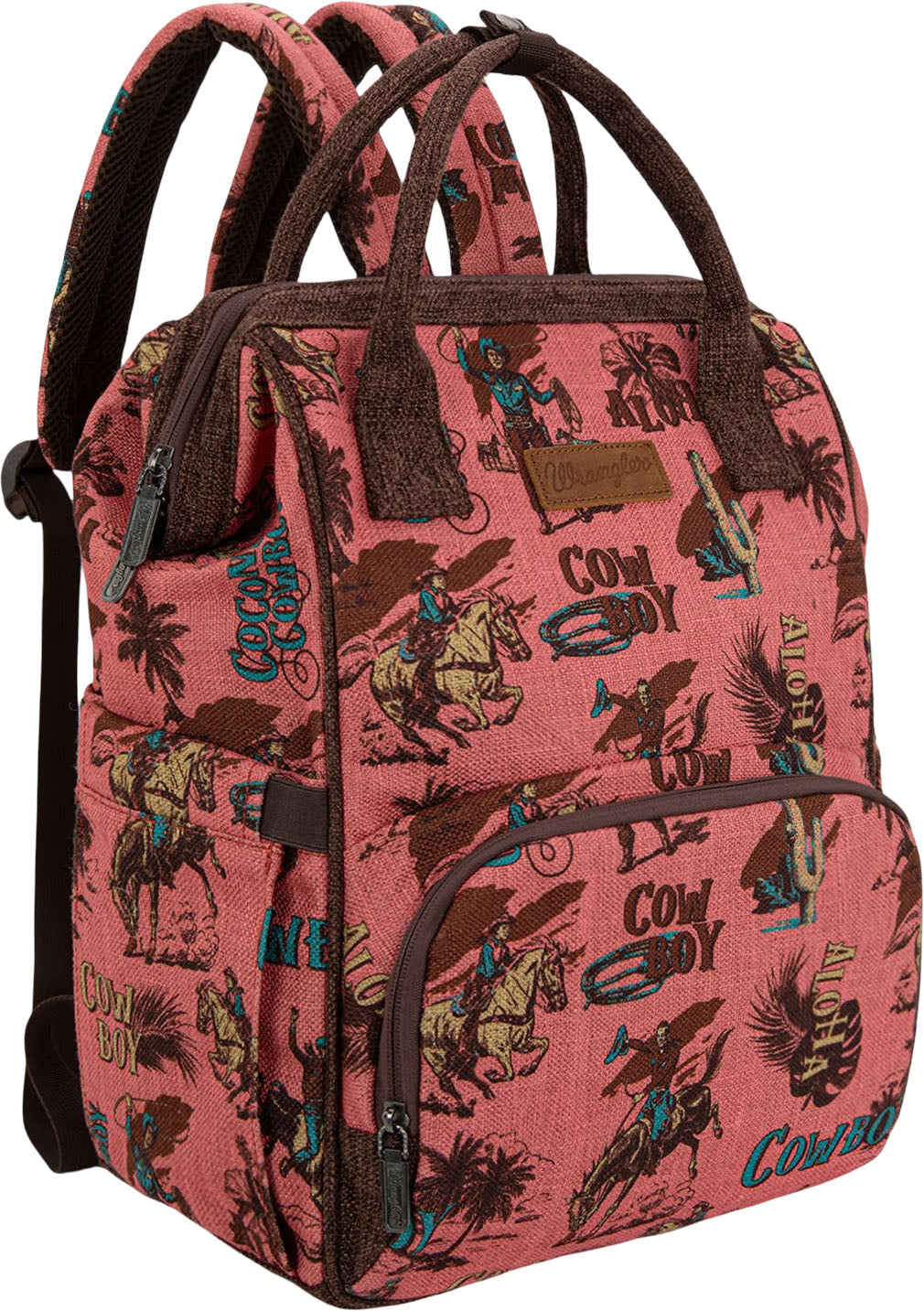 Wrangler - Womens Vintage Retro Cowboy Cool Print Backpack  display picture 2
