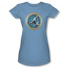 Tintin - Womens Around The Globe T-Shirt In Carolina Blue