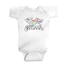 Santana - Infant Dove - Baby Onesie in White