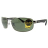 Ray-Ban RB3445 Sunglasses in 004 Gunmetal