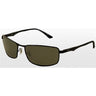 Ray-Ban - Mens Rectangle Sunglasses in Black, Eye Size: 64mm