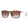 Ray-Ban - Mens Chris Sunglasses In Brown, Eye Size: 54