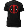 Deadpool - Mens  Distressed Logo Fitted T-Shirt
