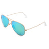 Ray-Ban - Mens Aviators Sunglasses In Gold, Eye Size: 58
