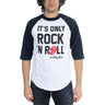 Rolling Stones, The - Mens IORR Raglan in White/Navy