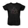Charmed - Womens Triple Linked Logo T-Shirt In Black