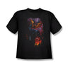 Batman - Big Boys Batman & Robin #1 T-Shirt In Black